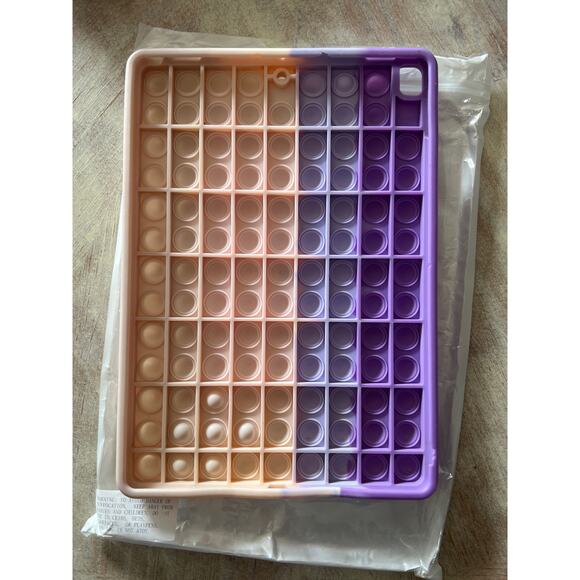 New Ipad Case 10.2 pop it lavender pink fidget 9/8/7 generation - Picture 3 of 4